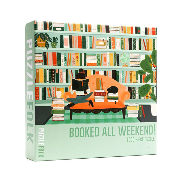 PuzzleFolk Other - NEW Booked All Weekend 1000 Piece Jigsaw Puzzle Sealed